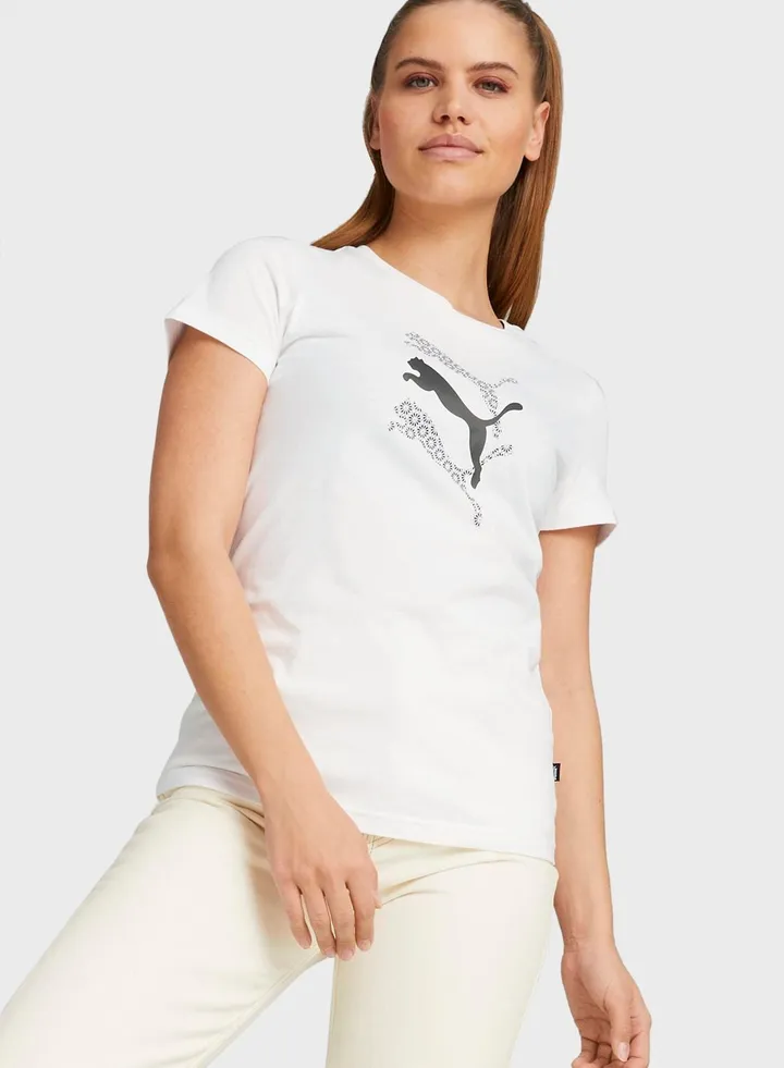 Graphics Laser Cut T-Shirt