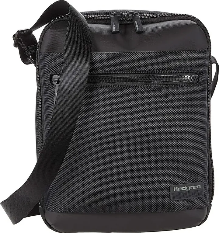 Hedgren 10 Inc RFID Vertical Crossbody (Black) Bags