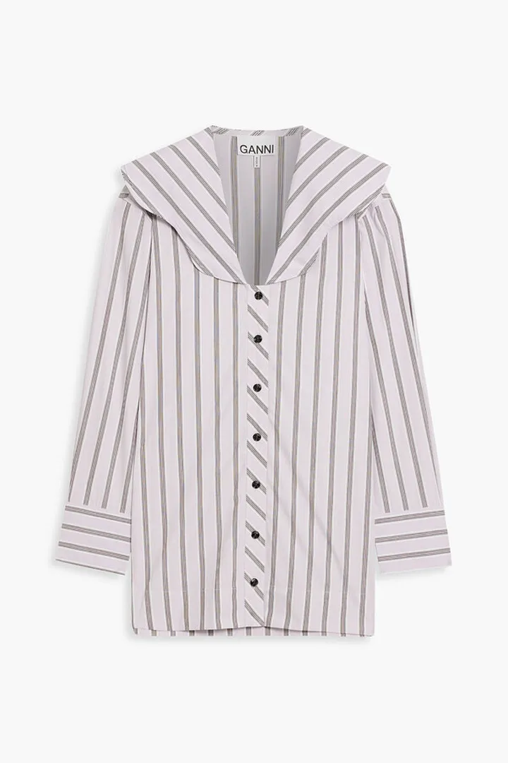 Striped cotton shirt