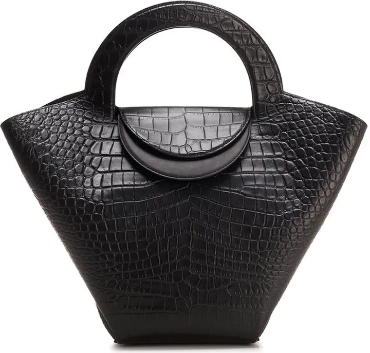 Bottega Veneta Skypper Embossed Basket Bag
