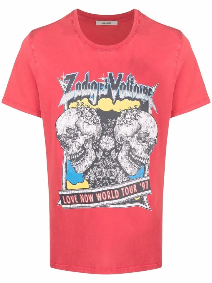 Ted graphic-print cotton T-shirt
