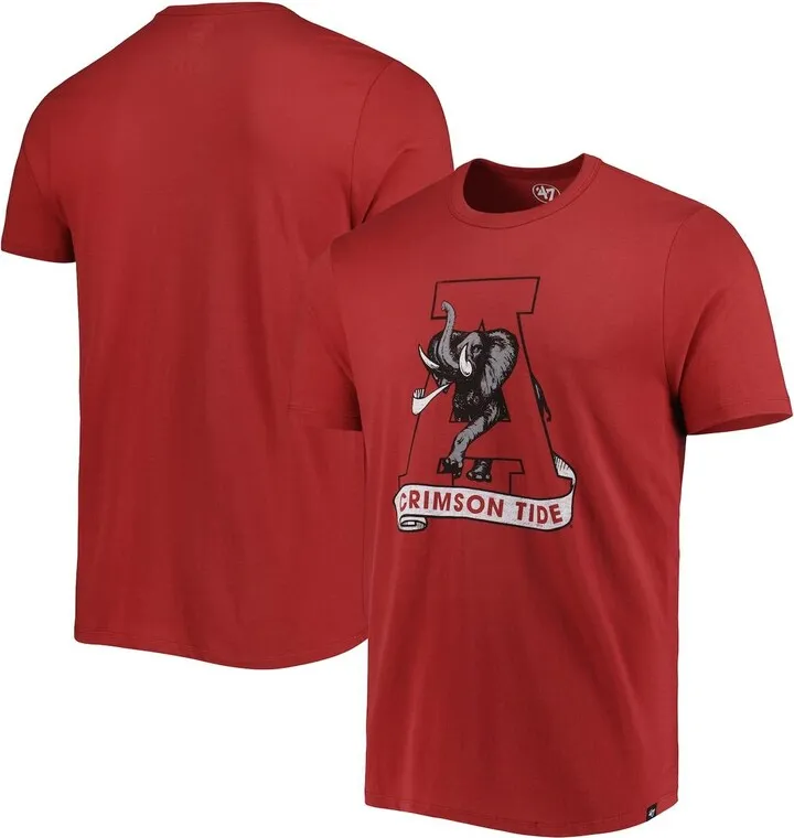 Men's '47 Brand Crimson Alabama Crimson Tide Premier Franklin T-shirt