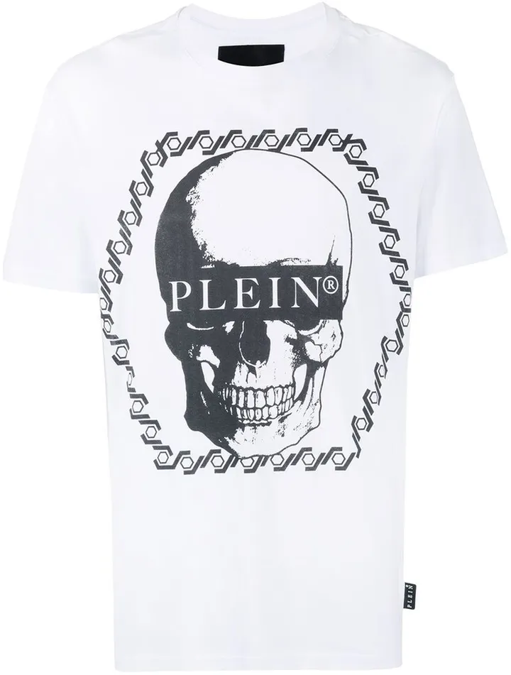 graphic skull crew neck T-shirt