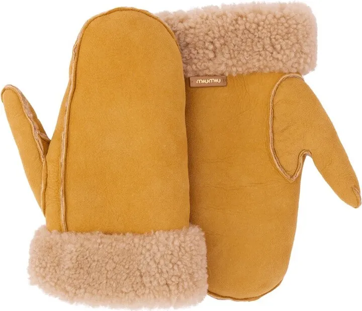 Shearling Trim Gloves
