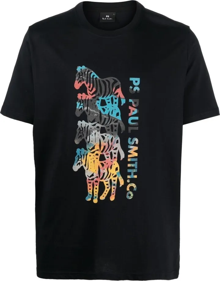logo-print detail T-shirt