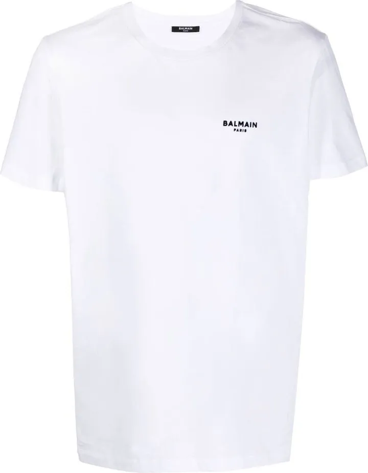 logo-embroidered cotton T-shirt