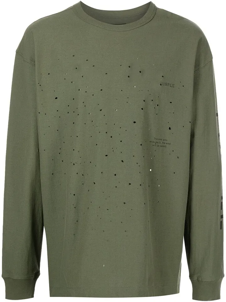 Military Birds print T-shirt