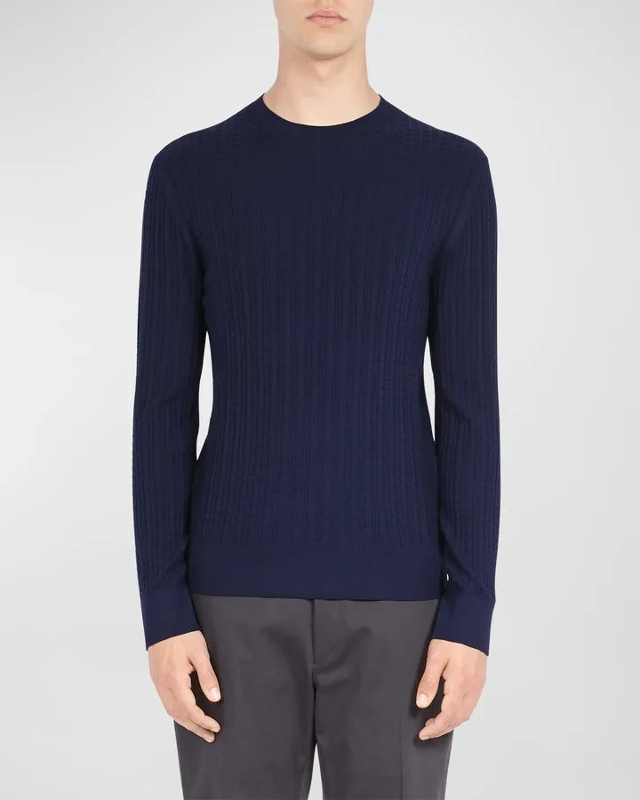Men's Gancini Jacquard Sweater