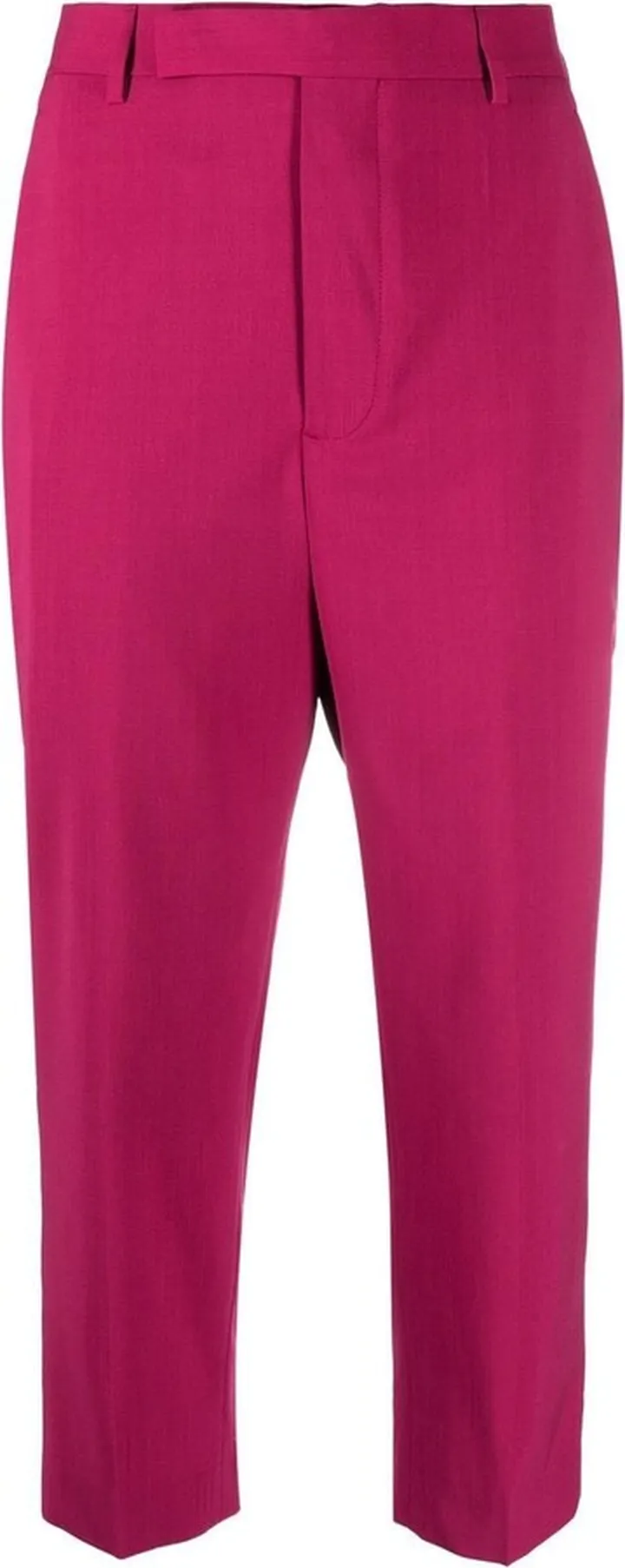 High-Waisted Cropped Trousers