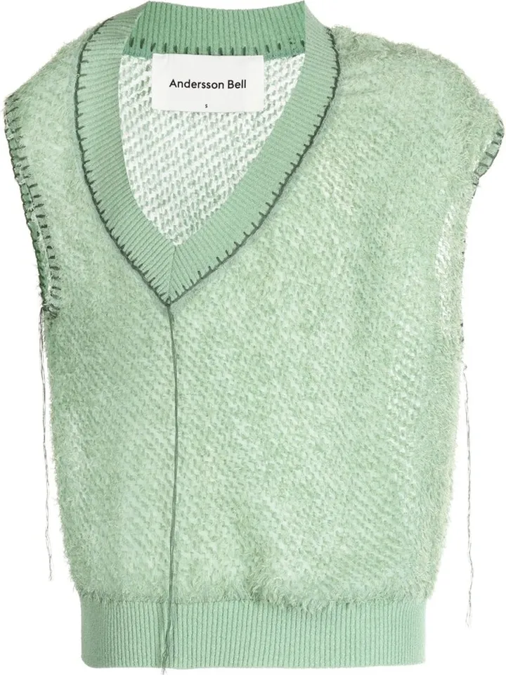 Asymmetric Knitted Vest