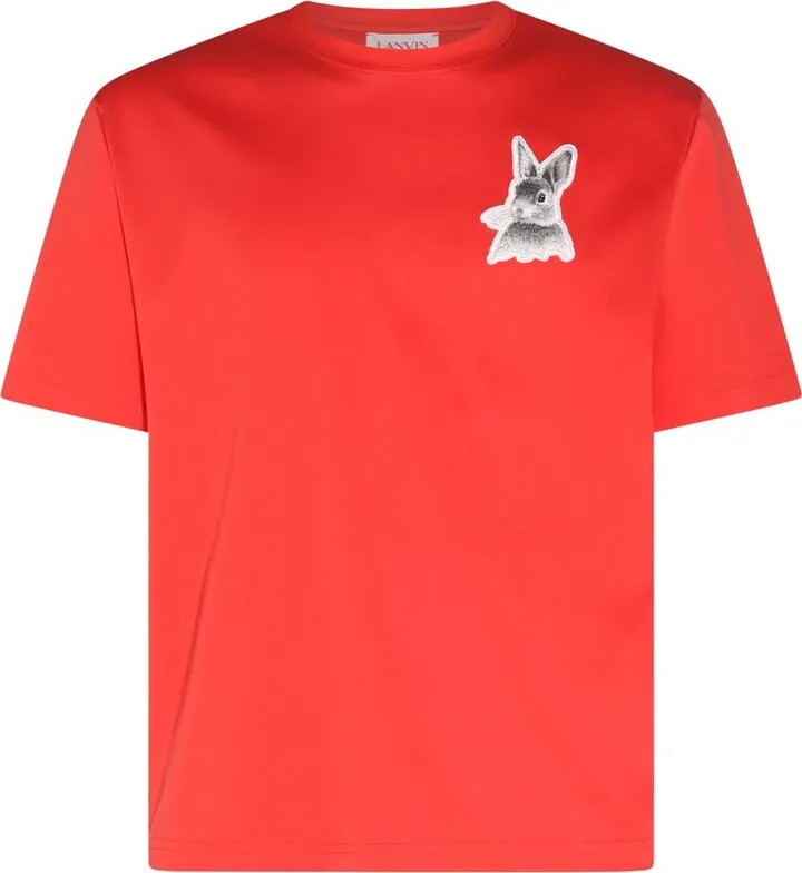 Lanvin Logo Detailed Crewneck T-Shirt