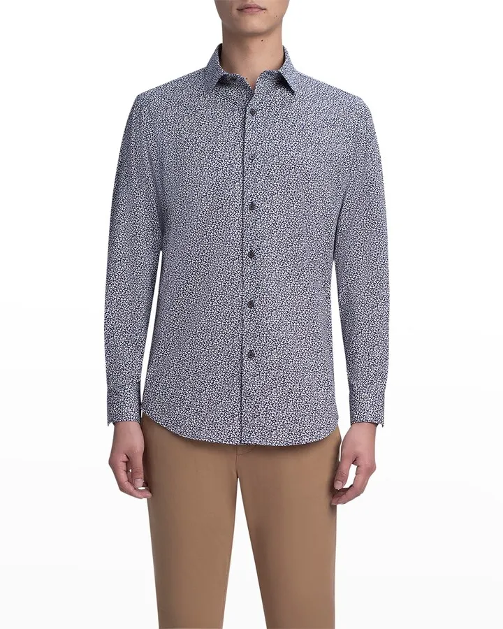 Men's James Ooohcotton Sport Shirt - Abstract