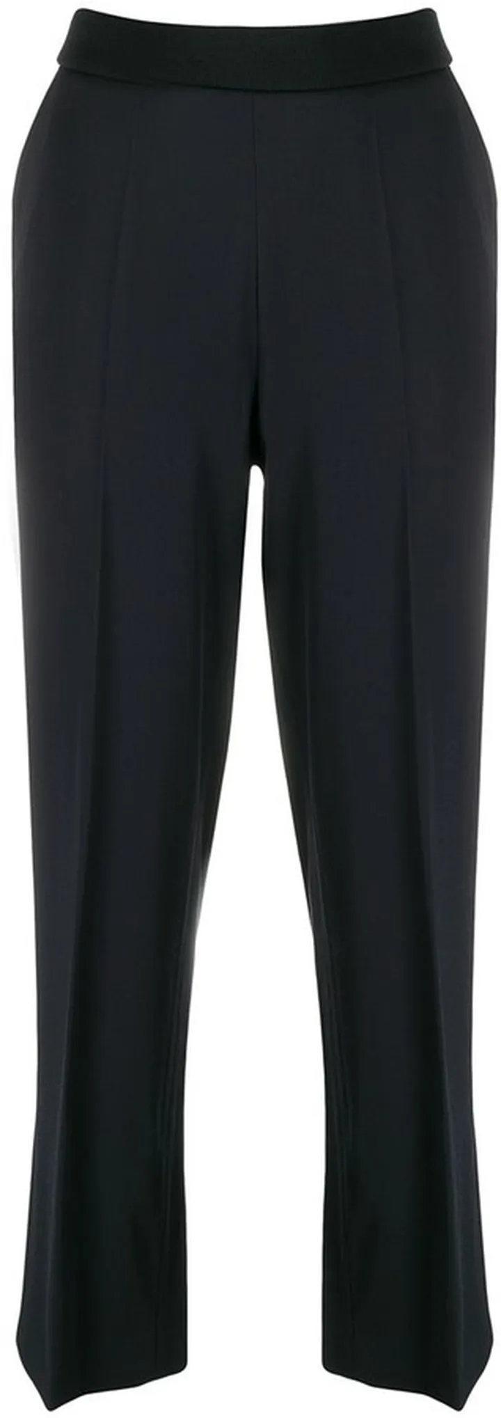 Cropped Loose-Fit Trousers