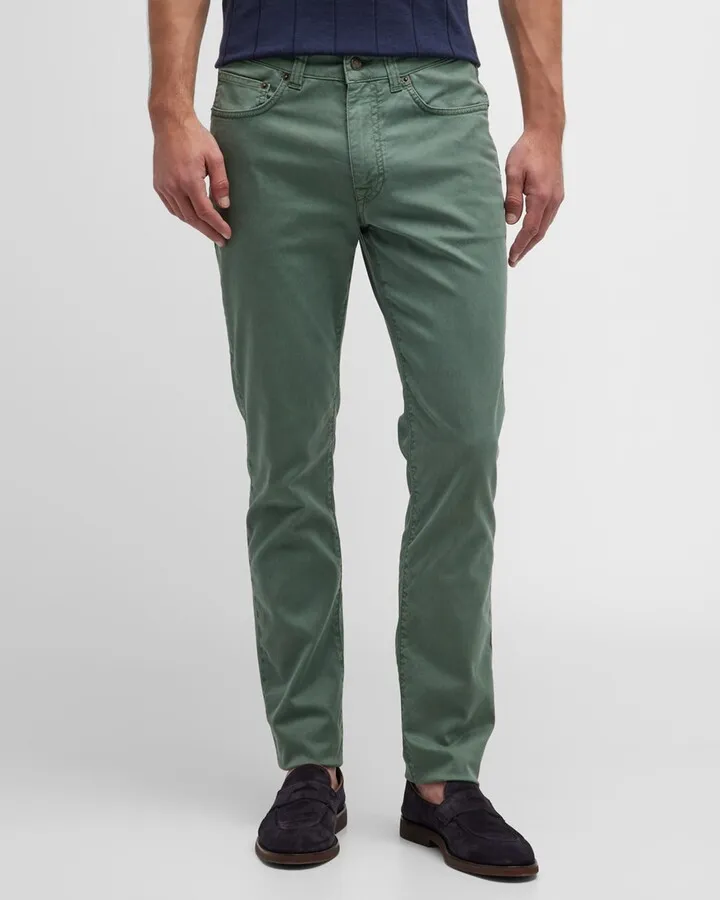 Men's Cotton-Silk Twill Pants