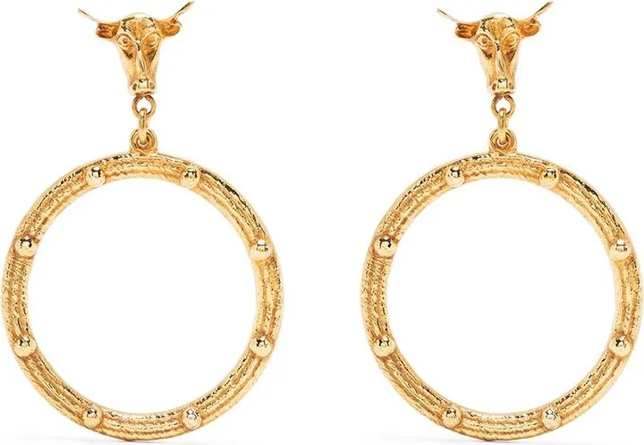 Round Bull earrings