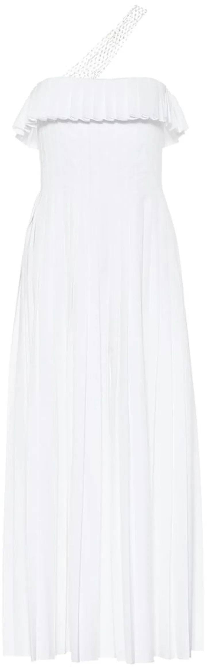 Perse cotton midi dress