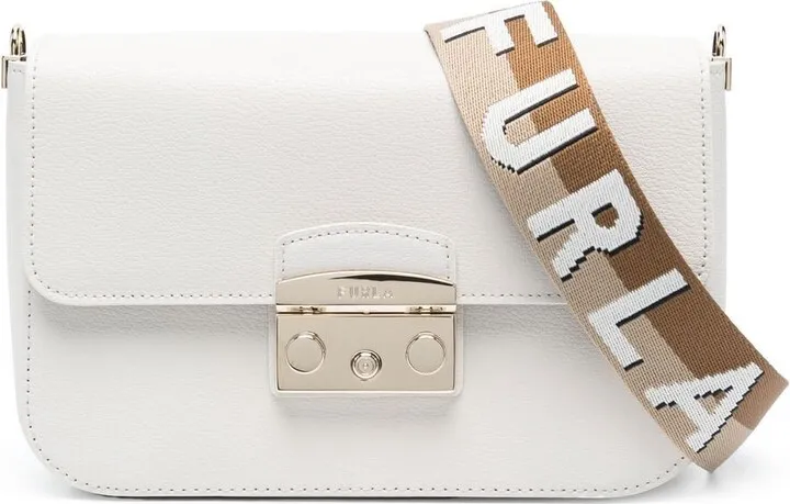 Metropolis logo-strap crossbody bag