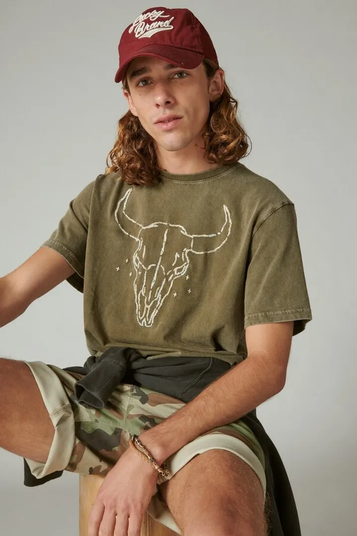 Steer Skull Tee