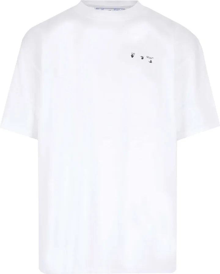 Off-White Caravaggio Logo Printed Oversized T-Shirt