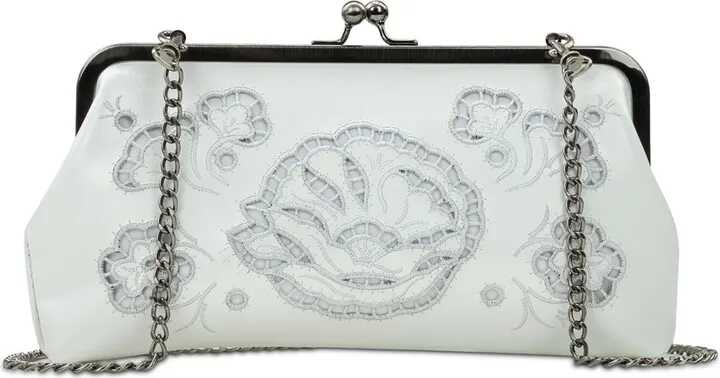 Patricia Nash Potenaz Small Leather Frame Bag