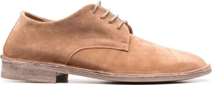 suede lace-up Oxford shoes