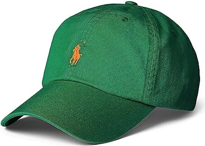 Polo Ralph Lauren Cotton Chino Ball Cap (Primary Green) Caps
