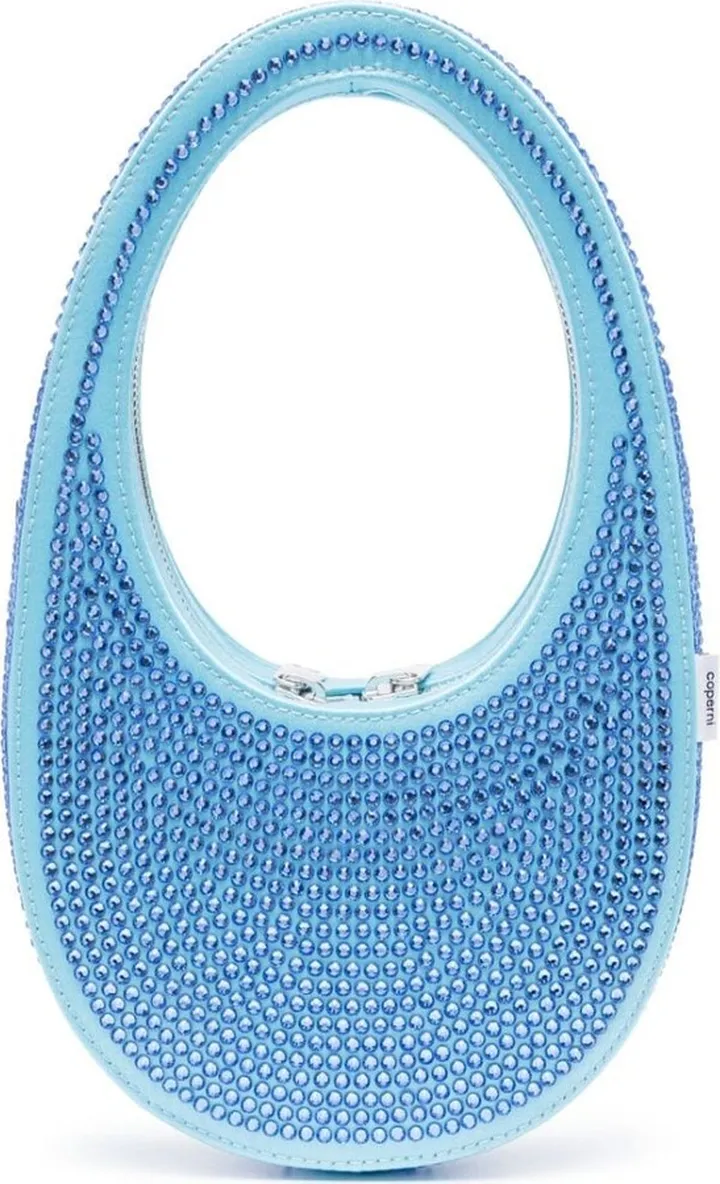 Swipe crystal-embellished mini bag