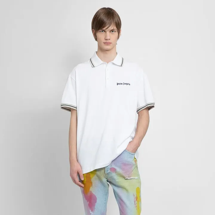 Palm Angels Man White T-Shirts