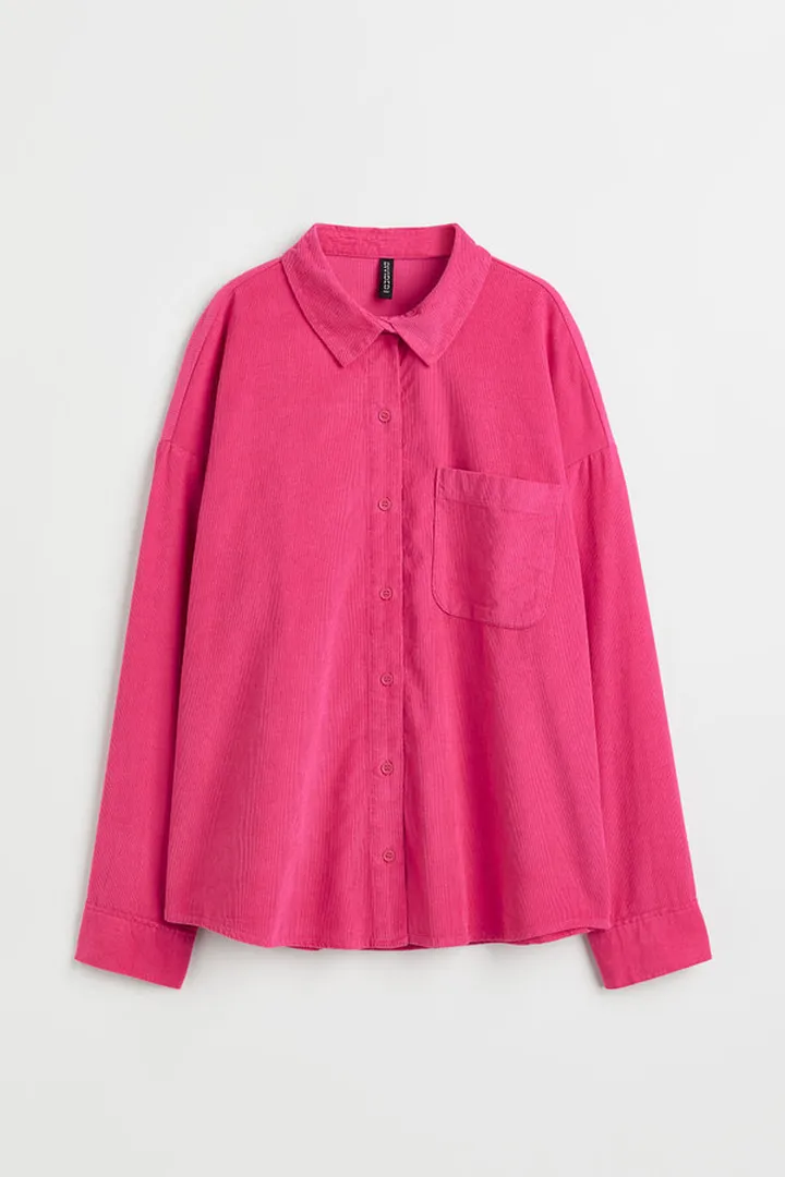 Oversized Corduroy Shirt