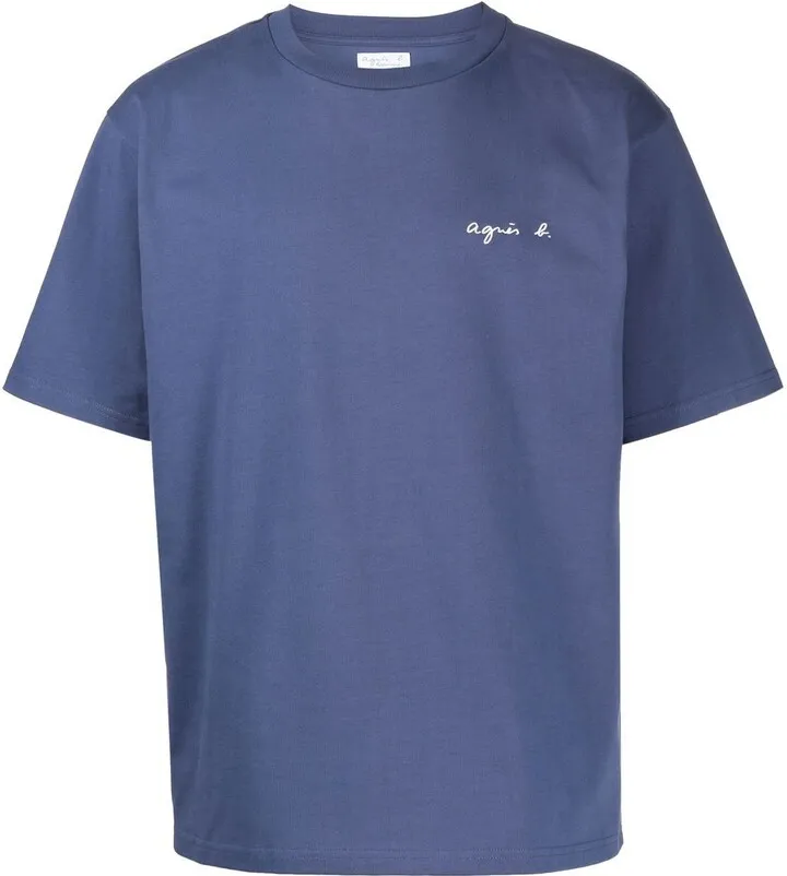 logo-print cotton T-shirt