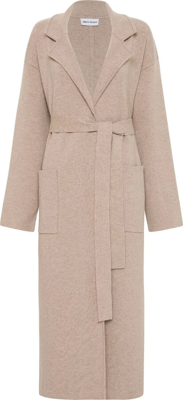 Marion belted single-breasted coat