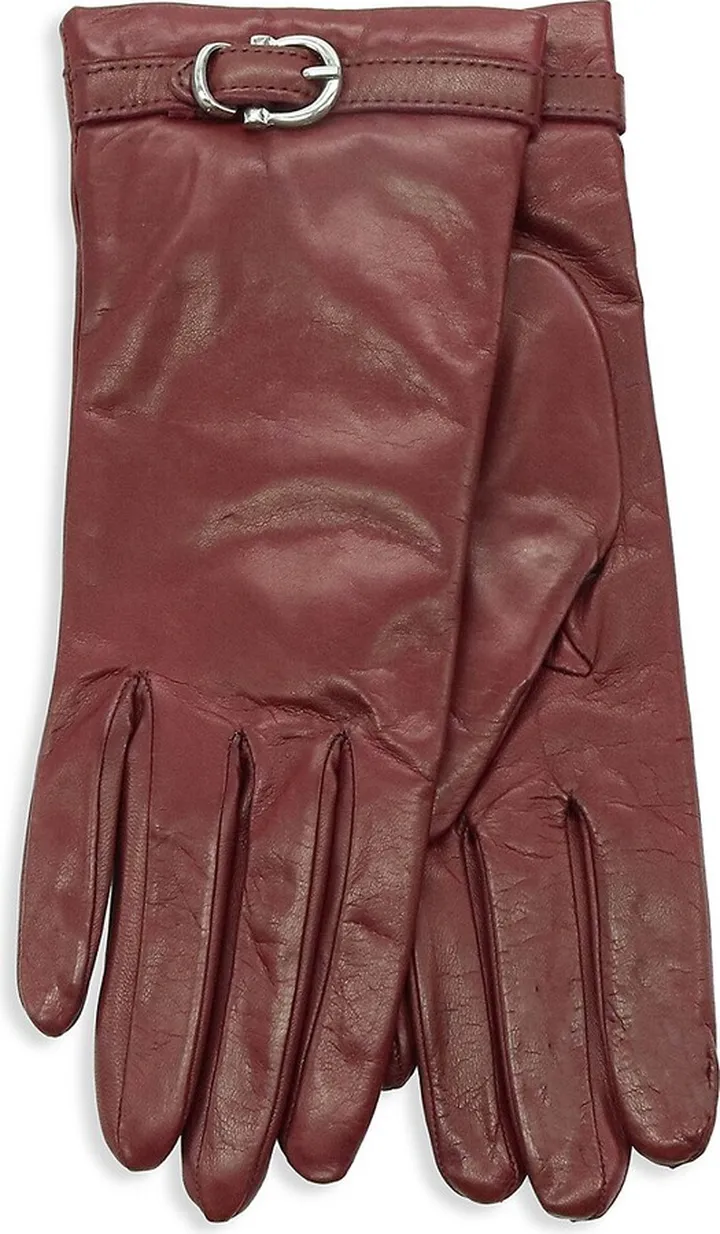 Belted Leather Gloves