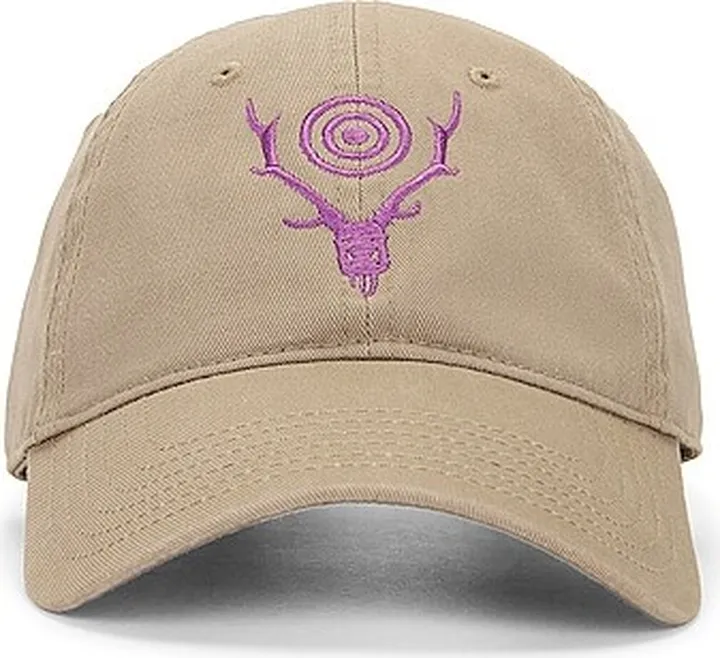 South2 West8 Strap Back Cap in Beige