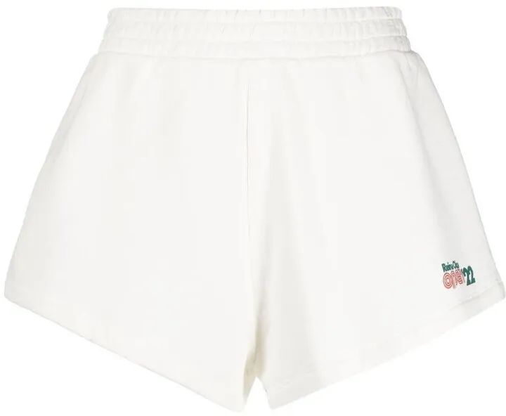 Logo-Print Cotton Track Shorts