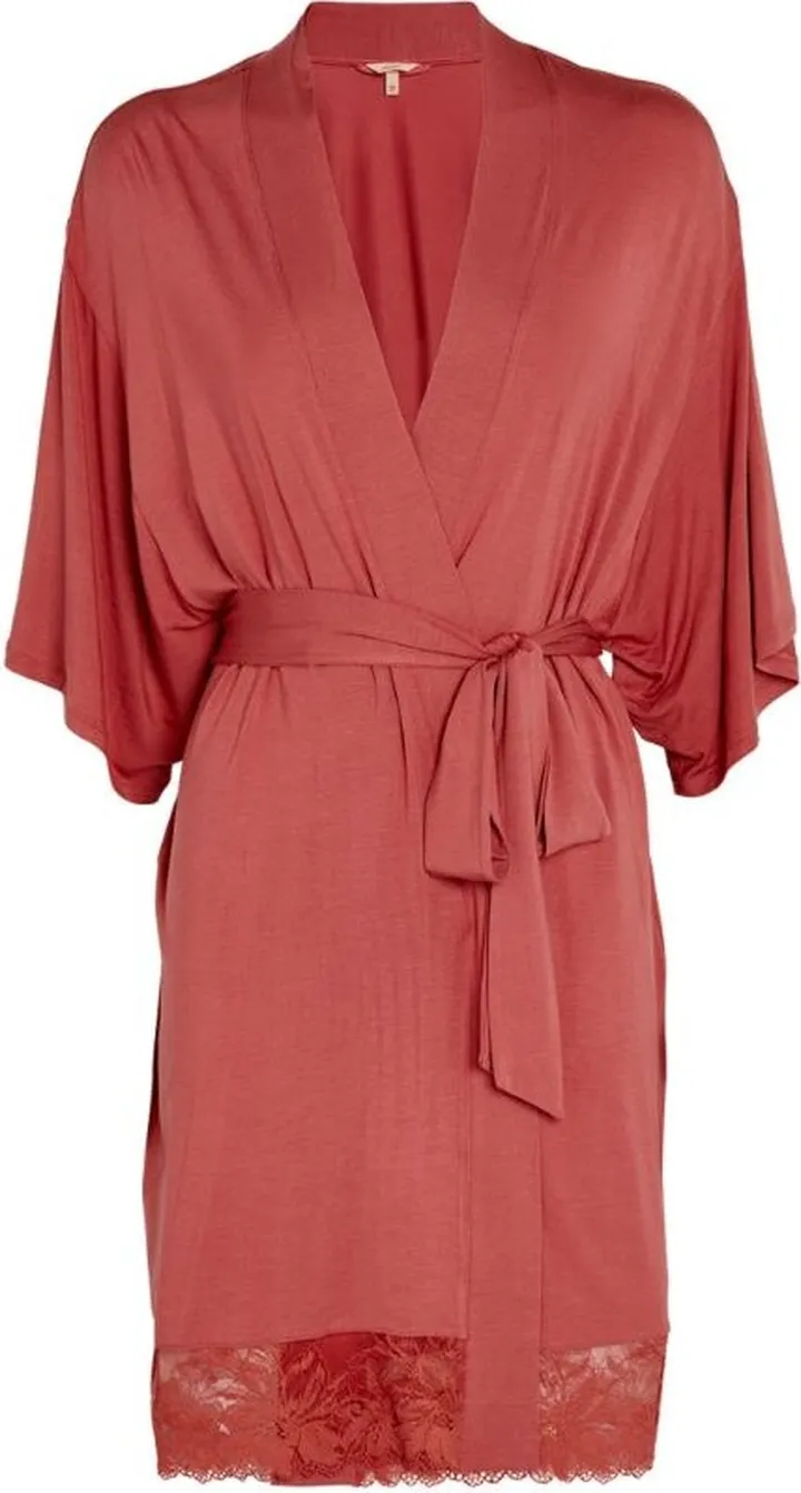 Eberjey Lace-Trim Rosalia Robe