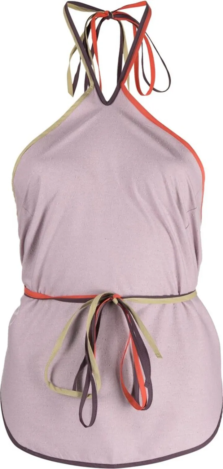 Purple Halterneck Silk Top