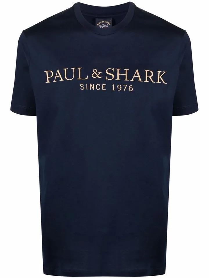 logo-print T-shirt