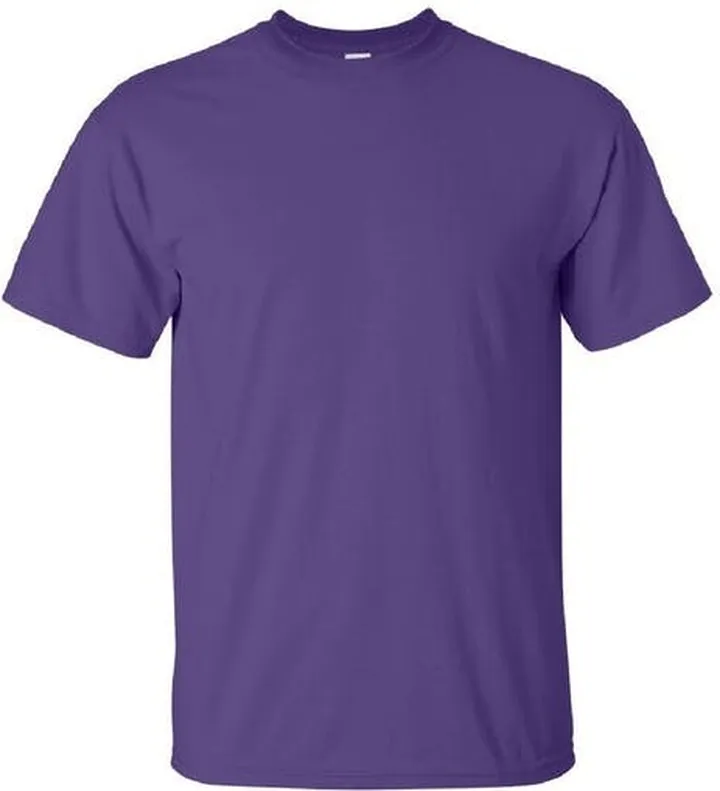 Gildan Gildan Mens Ultra Cotton Short Sleeve T-Shirt (Purple) - Purple