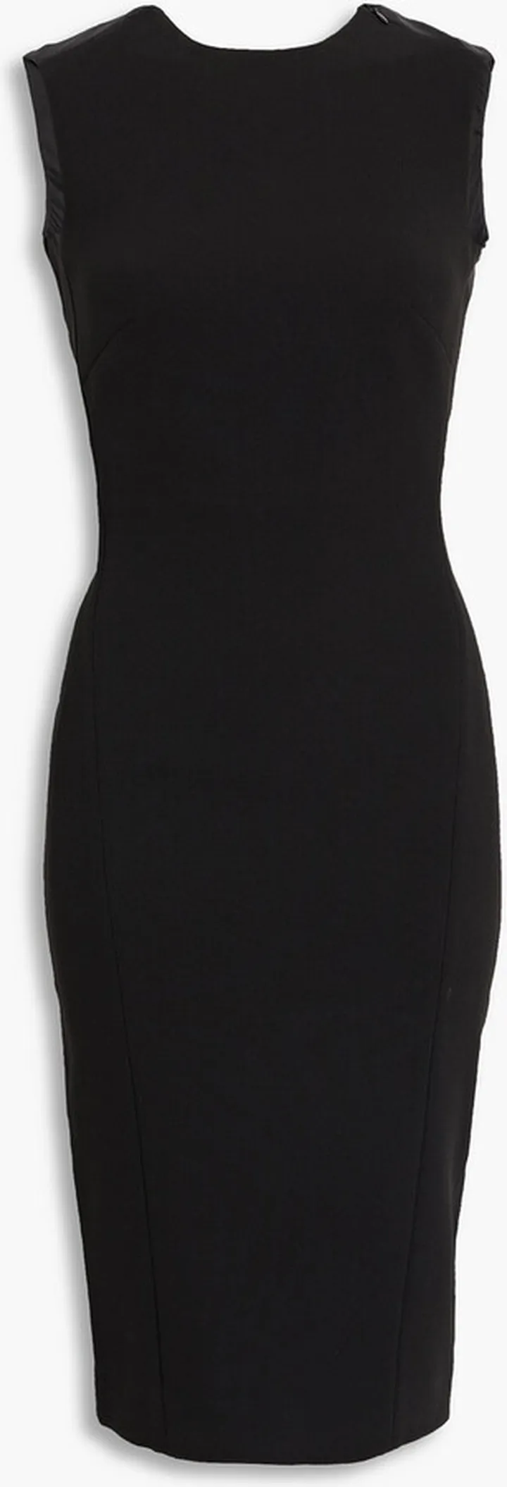 Cutout crepe dress