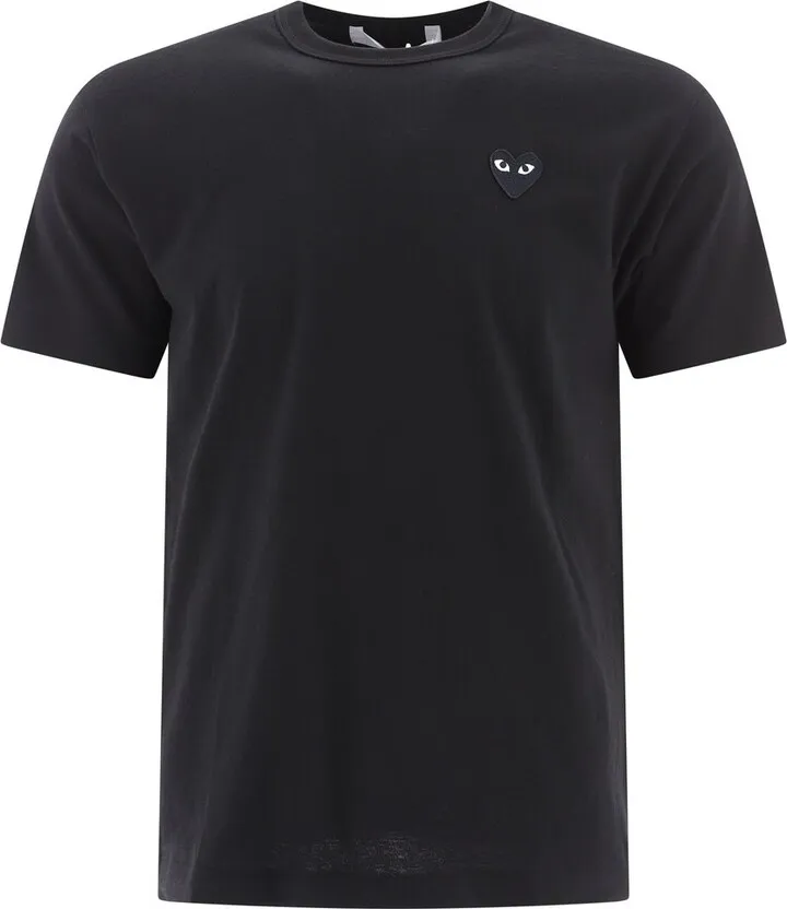 Comme des Garçons Play Heart Logo Embroidered T-Shirt