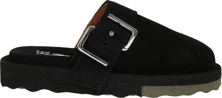 Off-White Buckled Slip-On Slippers