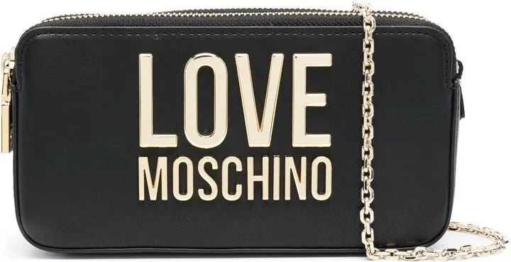 Logo-Lettering Crossbody Bag