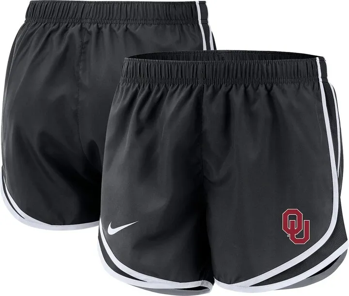 Women's Nike Black Oklahoma Sooners Team Tempo Performance Shorts