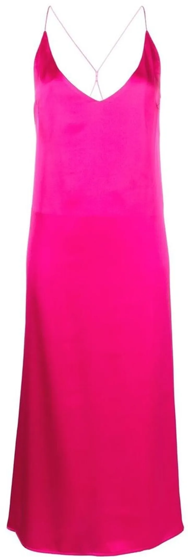 Mara satin slip dress