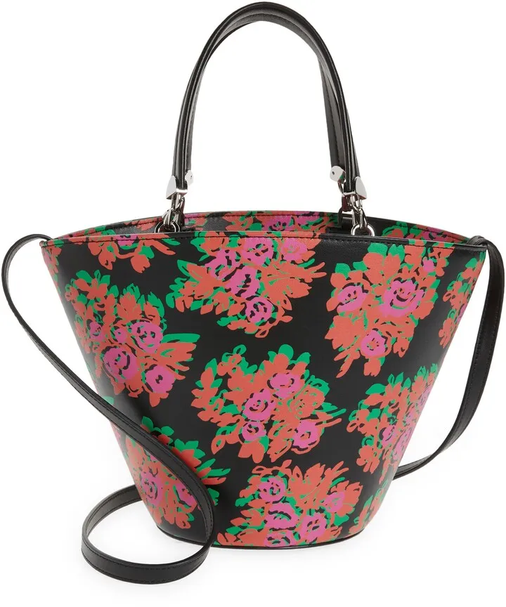 Mini Market Woven Straw Basket Tote