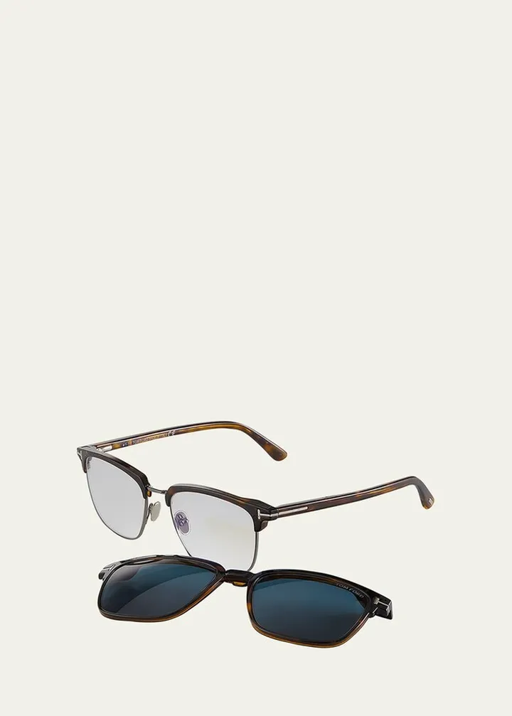 Men's FT5683-BM54 Blue Light Blocking Optical Glasses