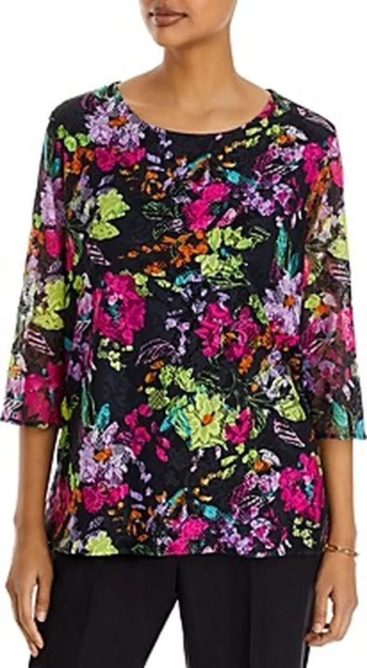 Caroline Rose Floral Easy Tunic