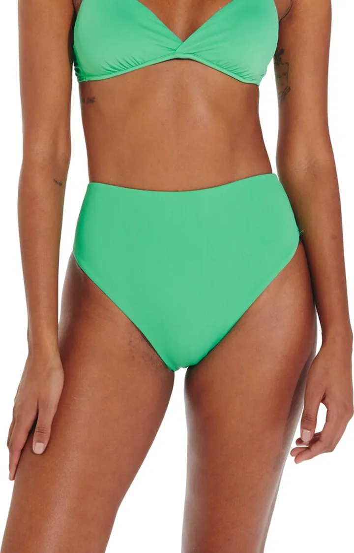 Solid Bela Hot High Waist Bikini Bottoms