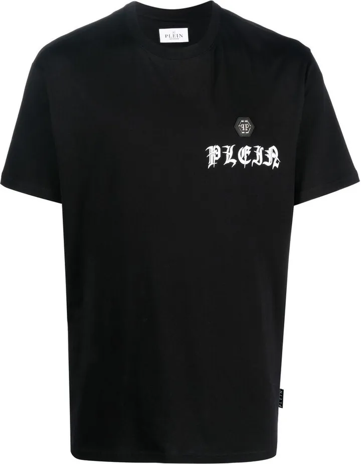 chest logo-print detail T-shirt