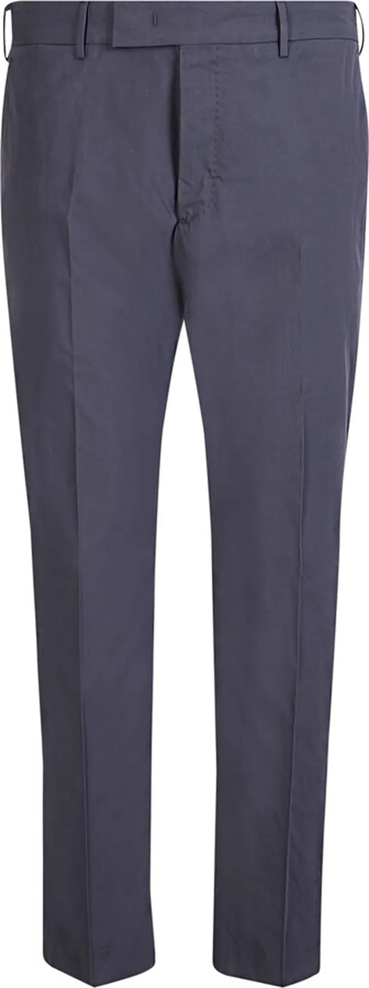 Cropped Navy Blue Trousers